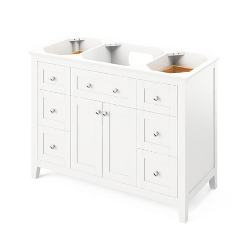 Image of Maximum storage with hardwood custom tipout tray, multiple dovetail drawers, and adjustable shelf Round knobs included Full-extension concealed soft-close undermount slides and hinges