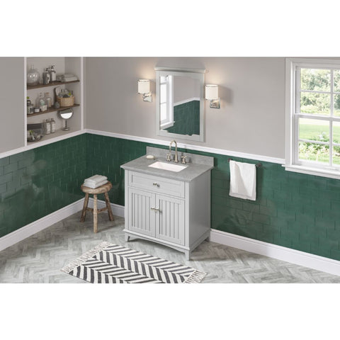 Image of Savino provides a fresh twist on the classic Shaker style and includes innovative features to enhance the beauty of this vanity. 
