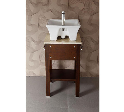 20.5" SINK CHEST  - SOLID WOOD - NO FAUCET WA3115