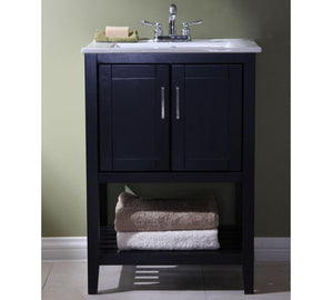 24" SINK VANITY WITHOUT FAUCET WLF6020-E