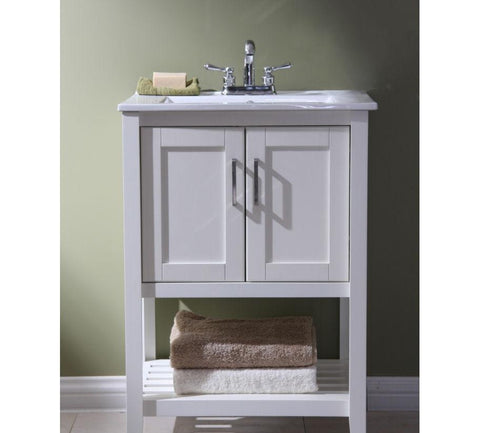 Image of 24" SINK VANITY WITHOUT FAUCET WLF6020-W