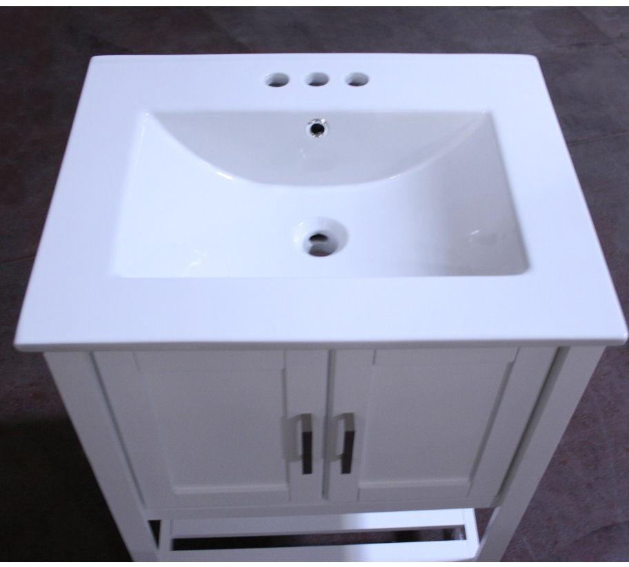 24" SINK VANITY WITHOUT FAUCET WLF6020-W
