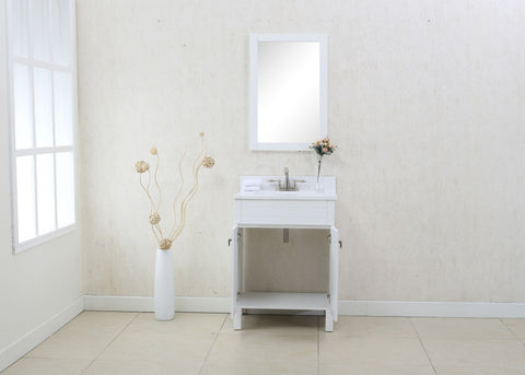 Image of 24" WHITE SINK VANITY, NO FAUCET WLF7020-W