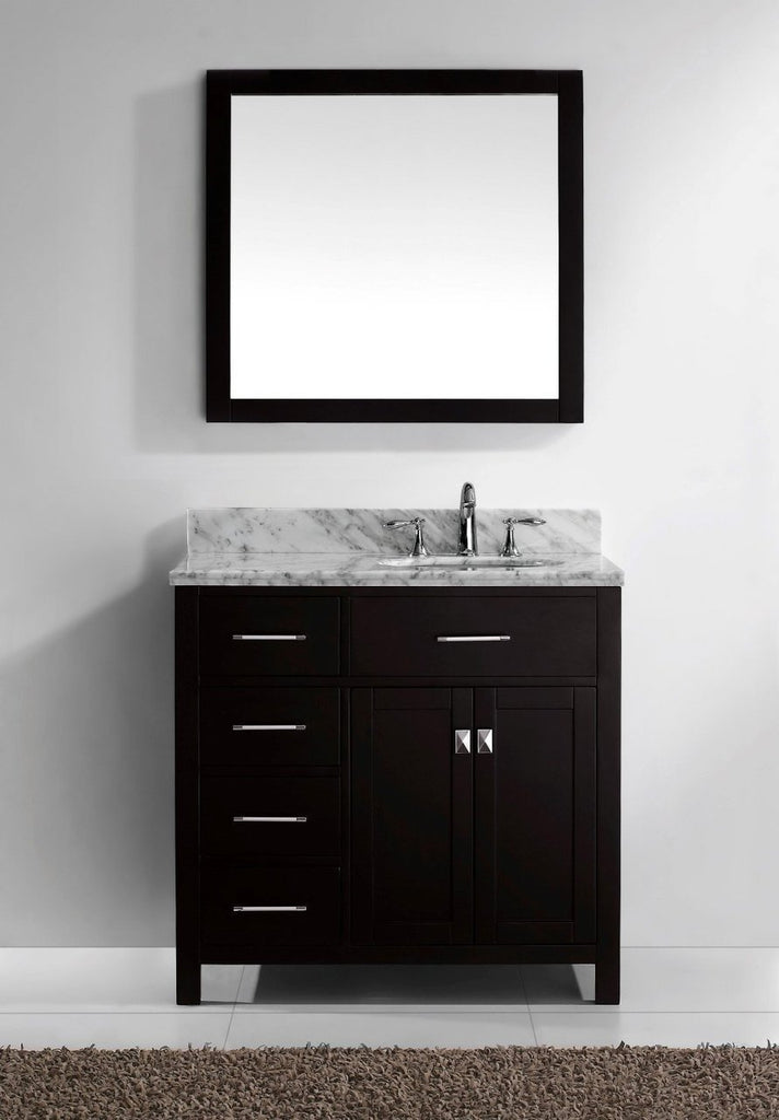 36" Single Bathroom Vanity MS-2136L-WMRO-CG