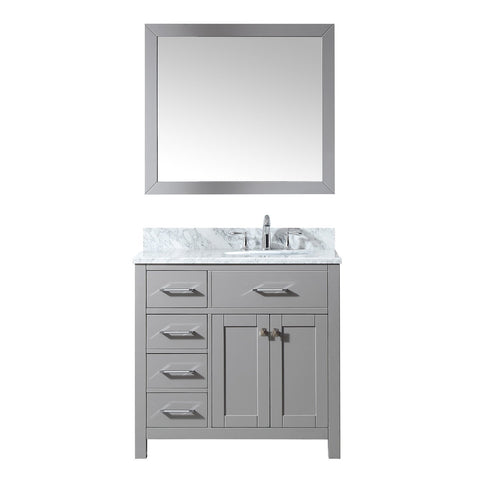Image of 36" Single Bathroom Vanity MS-2136L-WMRO-CG