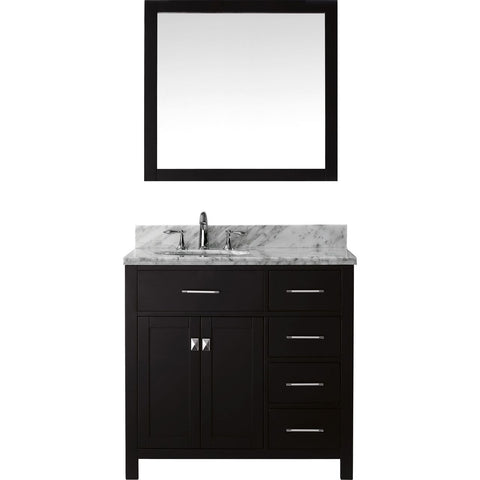 Image of 36" Single Bathroom Vanity MS-2136R-WMRO-CG