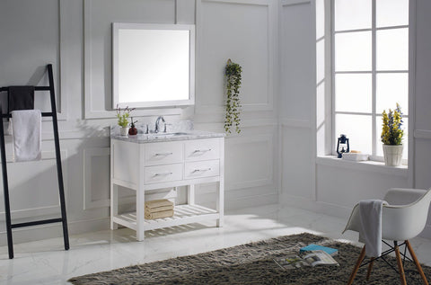 Image of 36" Single Bathroom Vanity MS-2236-WMRO-ES