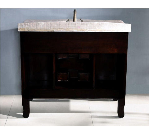 Image of 38" SINK CHEST  - SOLID WOOD - NO FAUCET WA3045