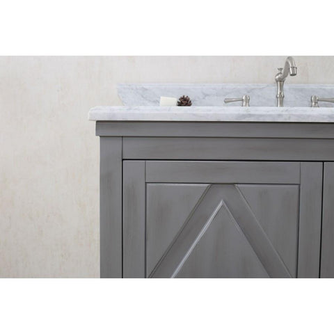 Image of 48" GRAY SINK VANITY CABINET MATCH WITH WLF6036-49 TOP, NO FAUCET WLF7036-48