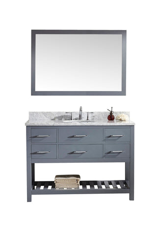 Image of 48" Single Bathroom Vanity MS-2248-WMRO-GR