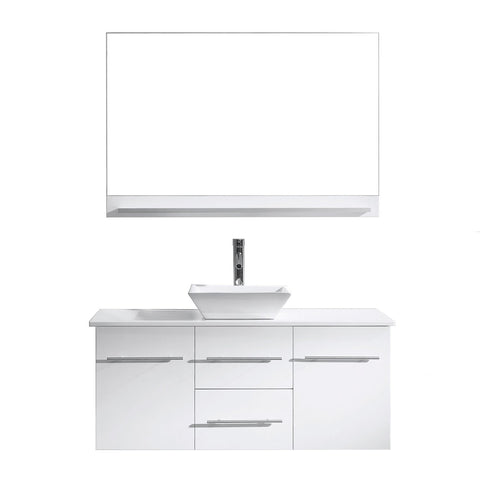 Image of 48" Single Bathroom Vanity MS-420-S-WH