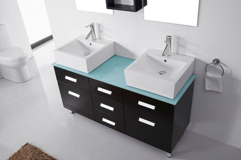 Image of 55" Double Bathroom Vanity UM-3063-G-ES