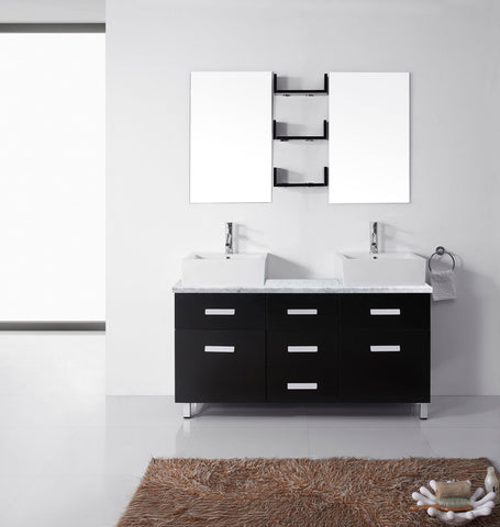 Image of 55" Double Bathroom Vanity