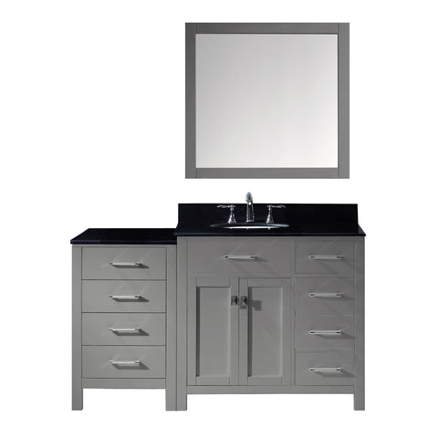 Image of 57" Single Bathroom Vanity MS-2157R-BGRO-GR