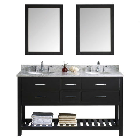 Image of 60" Double Bathroom Vanity MD-2260-WMRO-ES