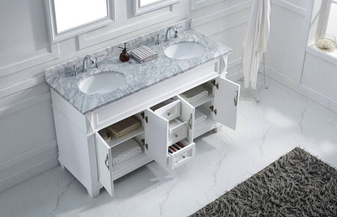 Image of 60" Double Bathroom Vanity MD-2660-WMRO-ES