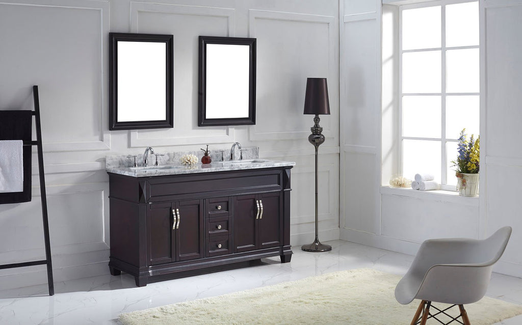 60" Double Bathroom Vanity MD-2660-WMRO-ES