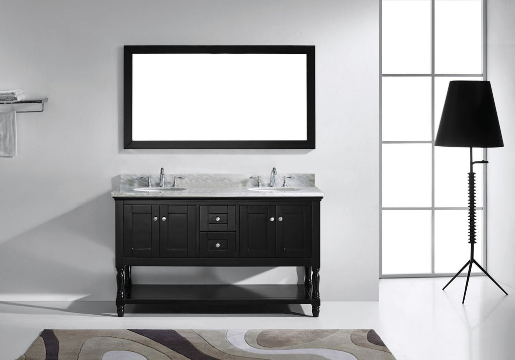 60" Double Bathroom Vanity MD-3160-WMRO-CG