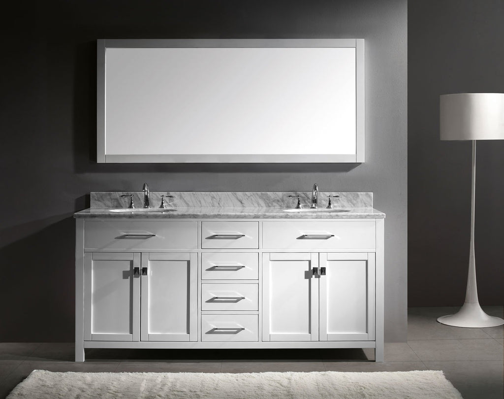 72" Double Bathroom Vanity MD-2072-WMRO-CG