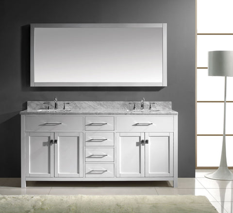 Image of 72" Double Bathroom Vanity MD-2072-WMRO-CG