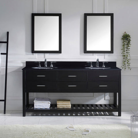 Image of 72" Double Bathroom Vanity MD-2272-BGRO-ES