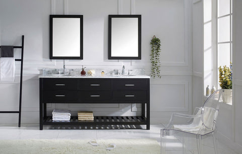 Image of 72" Double Bathroom Vanity MD-2272-WMRO-ES