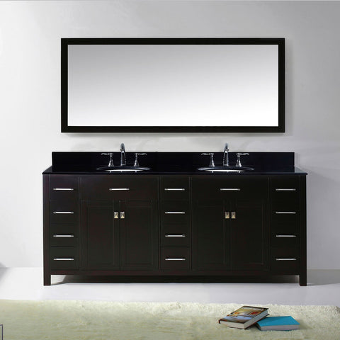 Image of 78" Double Bathroom Vanity MD-2178-BGRO-ES