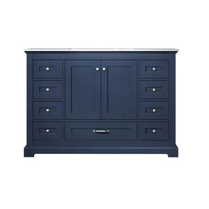 Lexora Dukes Transitional Navy Blue 48" Single Sink Vanity | LD342248SEDS000