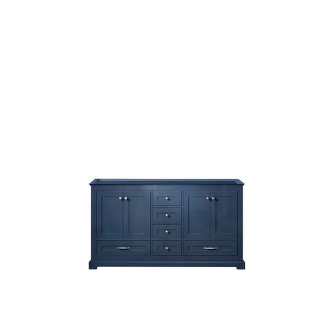 Image of Lexora Dukes 60" Navy Blue Vanity Cabinet Only | LD342260DE00000