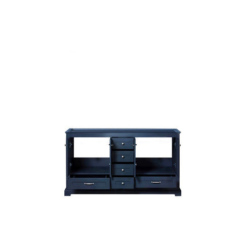 Image of Lexora Dukes 60" Navy Blue Vanity Cabinet Only | LD342260DE00000