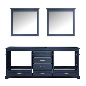 Lexora Dukes Transitional Navy Blue 80