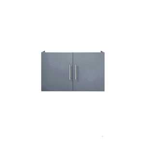 Lexora Geneva Transitional Dark Grey 30" Vanity Cabinet Only | LG192230DB00000