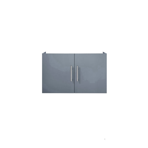 Image of Lexora Geneva Transitional Dark Grey 30" Vanity Cabinet Only | LG192230DB00000