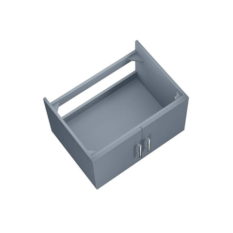 Image of Lexora Geneva Transitional Dark Grey 30" Vanity Cabinet Only | LG192230DB00000