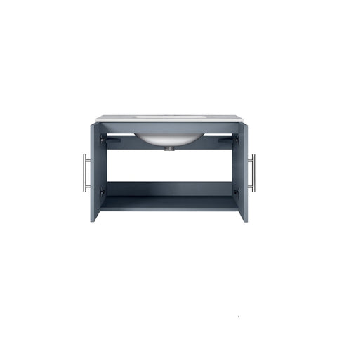Image of Lexora Geneva Transitional Dark Grey 30" Single Sink Vanity | LG192230DBDS000