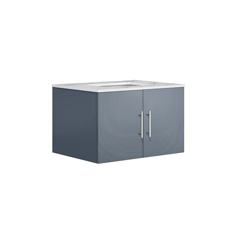 Image of Lexora Geneva Transitional Dark Grey 30" Single Sink Vanity | LG192230DBDS000