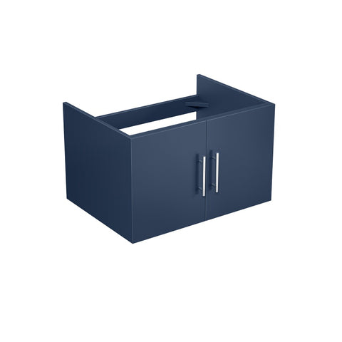 Image of Lexora Geneva Transitional Navy Blue 30" Vanity Cabinet Only | LG192230DE00000