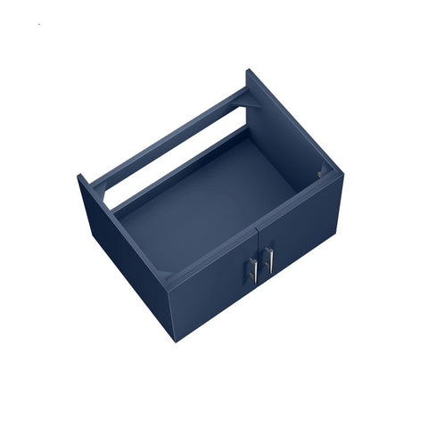 Image of Lexora Geneva Transitional Navy Blue 30" Vanity Cabinet Only | LG192230DE00000