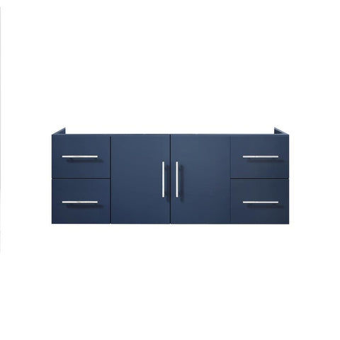 Image of Lexora Geneva Transitional Navy Blue 48" Vanity Cabinet Only | LG192248DE00000