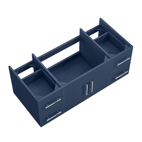 Image of Lexora Geneva Transitional Navy Blue 48" Vanity Cabinet Only | LG192248DE00000
