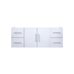 Lexora Geneva Transitional Glossy White 48" Vanity Cabinet Only | LG192248DM00000