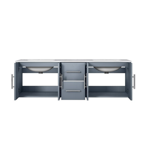 Image of Lexora Geneva Transitional Dark Grey 60" Double Sink Vanity | LG192260DBDS000