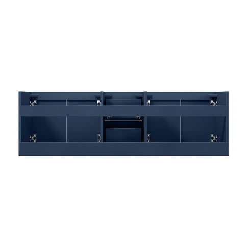 Image of Lexora Geneva Transitional Navy Blue 60" Vanity Cabinet Only | LG192260DE00000