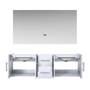 Lexora Geneva Transitional Glossy White 60