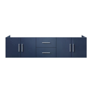 Lexora Geneva Transitional Navy Blue 72" Vanity Cabinet Only | LG192272DE00000