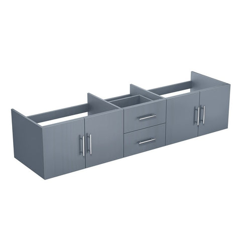Image of Lexora Geneva Transitional Dark Grey 80" Vanity Cabinet Only | LG192280DB00000