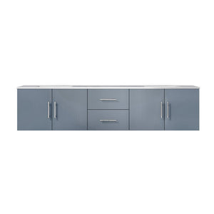 Lexora Geneva Transitional Dark Grey 80" Double Sink Vanity | LG192280DBDS000
