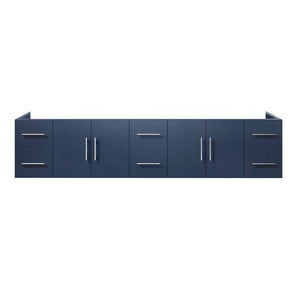 Lexora Geneva Transitional Navy Blue 84" Vanity Cabinet Only | LG192284DE00000