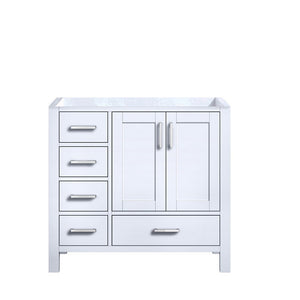 Jacques 36" White Vanity Cabinet Only - Right Version | LJ342236SA00000R
