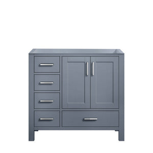 Jacques 36" Dark Grey Vanity Cabinet Only - Right Version | LJ342236SB00000R